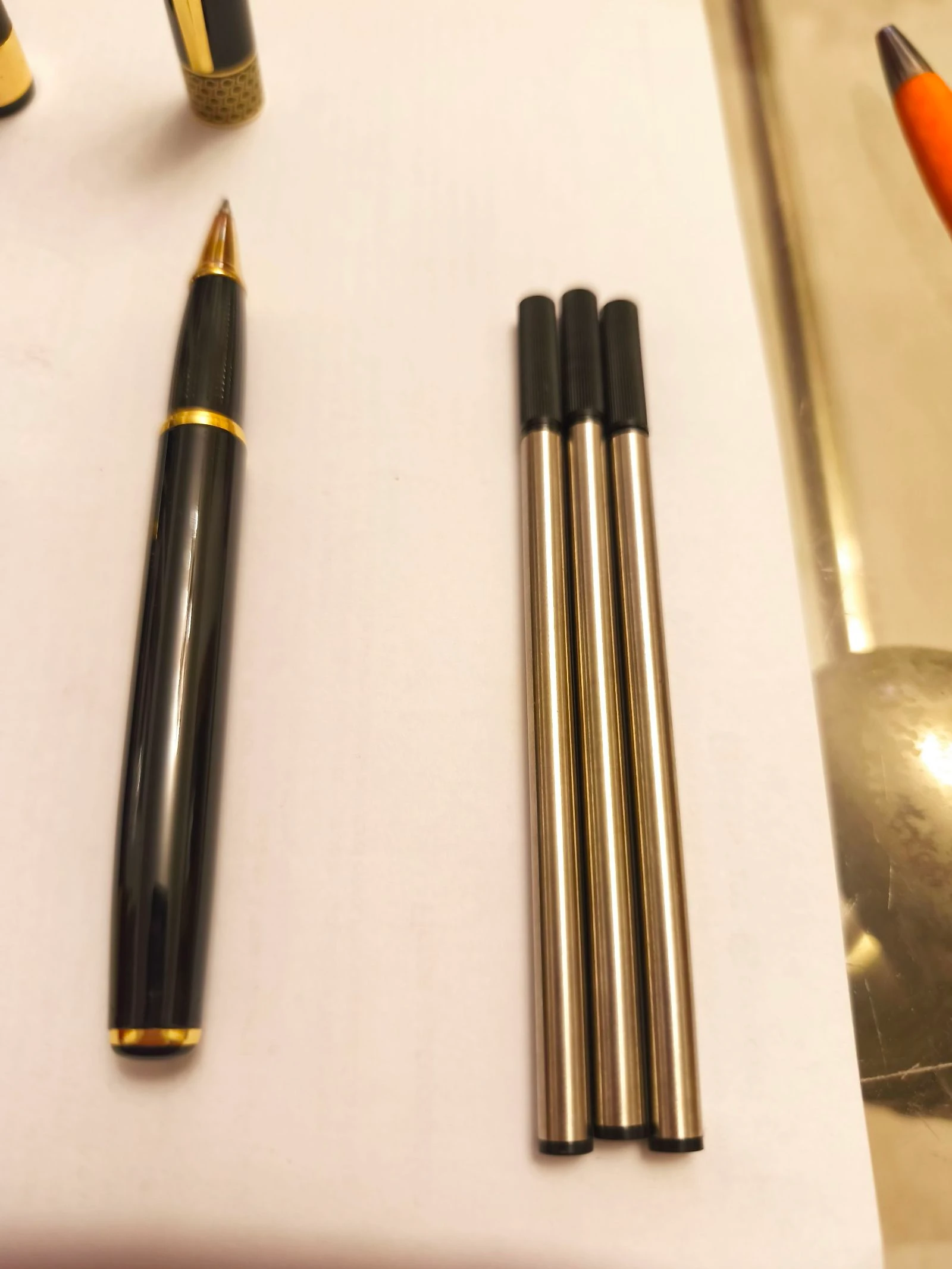 Five metallic gel ink pens – photo 7